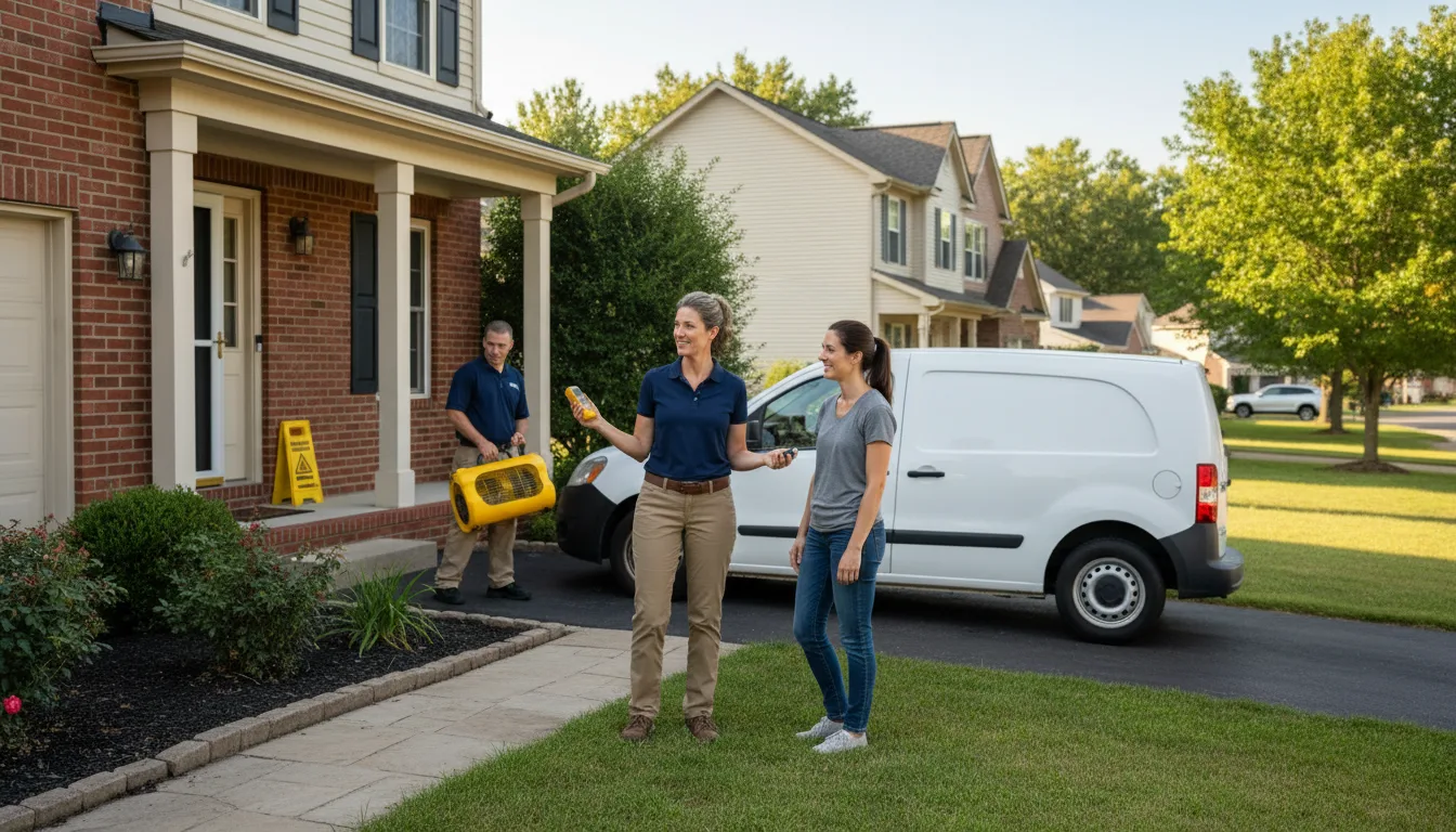 Water restoration image for Water Damage & Restoration Services in Hamlin, WV